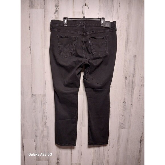 Levi's Classic Straight 18W Black Denim Pants - Picture 5 of 7